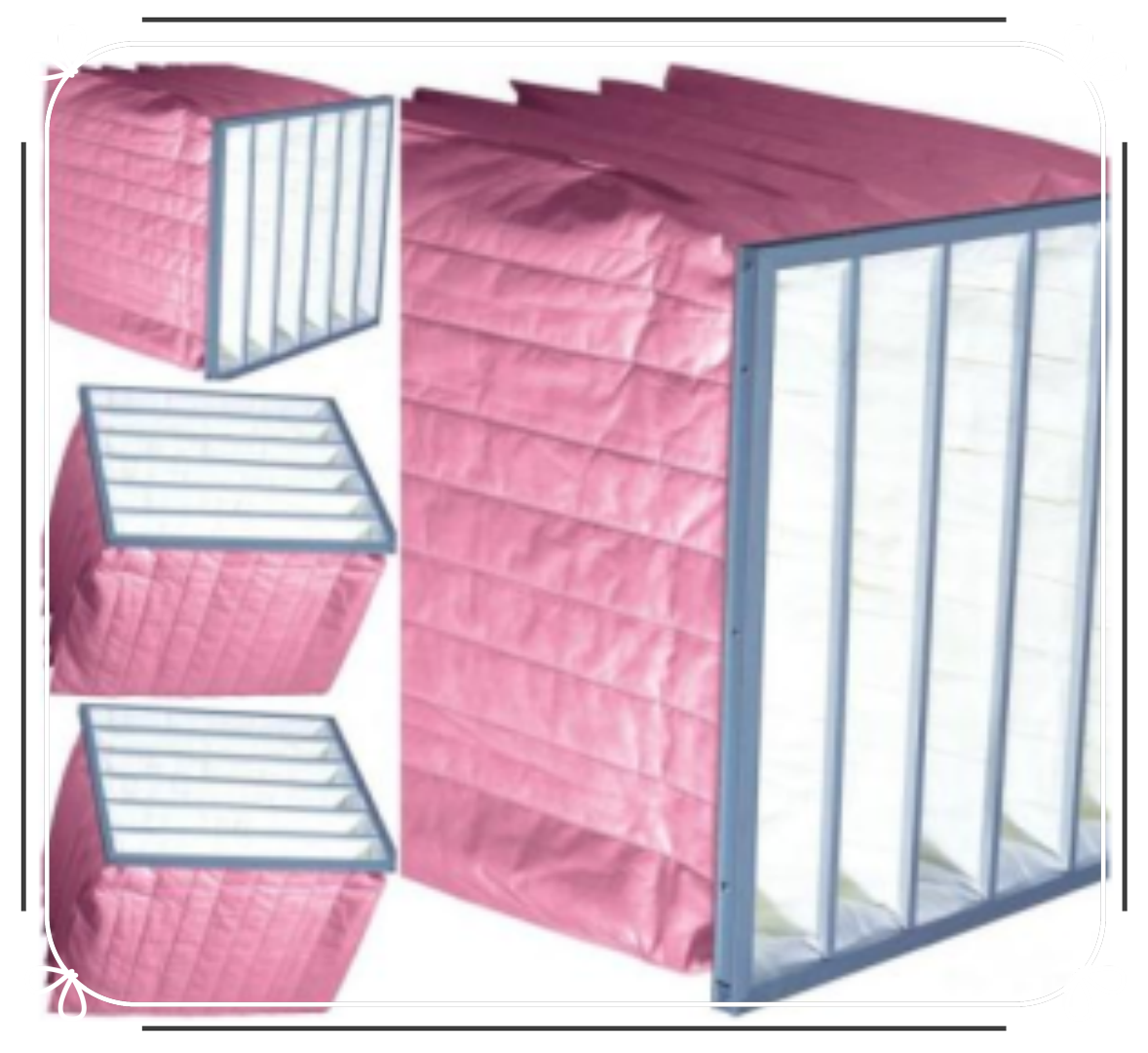 Dirkbiel Synthetic Fiber Bag Medium Efficiency Filter F5